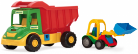 Tipper Multi Truck with digger Buggy Wader for children