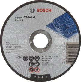 Grinding disc Bosch Expert for Metal AS 46 S BF 125 mm