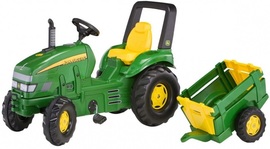 Tractor on pedals with trailer X-Track Rolly Toys