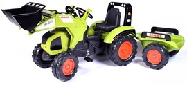 Tractor on pedals FALK with trailer AXOS 330 CLAAS for children