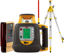 Laser level Nivel System NL610 (+ tripod, + laser stave, + LS-B10 laser sensor)
