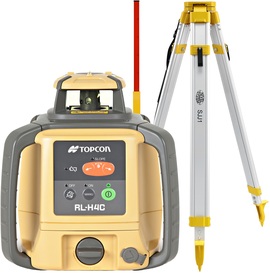 Laser level Topcon RL-H4C (+ tripod, + laser stave)