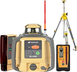 Laser level Topcon RL-H4C DIGITAL (+ tripod, + laser stave, + LS-B10 laser sensor)