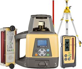 Laser level Topcon RL-200 1S DIGITAL (+ tripod, + laser stave, + LS-B110 laser sensor)
