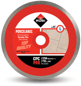 Tarcza diamentowa Rubi CPC PRO 250 mm do gresu porcelanowego