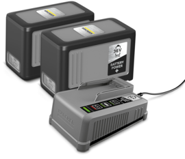 Starter pack Kärcher Battery Power + 36/75 (+ 2x 7.5 Ah battery + charger)