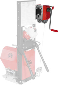 Manual winch for Chicago Pneumatic modular screeds