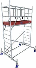 Mobile scaffolding Krause PROTEC (2 x 0.70 m), 4.3 m