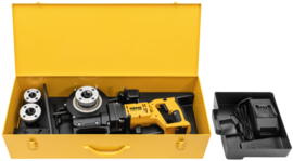 Threader Akku-Amigo 22 V Set Rems R½ - ¾ -1" (+ 9 Ah battery + charger)