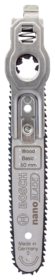 Blade Bosch Nanoblade Wood Basic 50