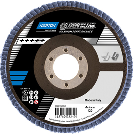 Fiber disc (lamellar) 80 Norton Quantum R928 125 x 22 mm