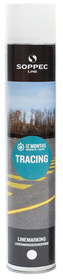 White aerosol line paint Soppec TRACING 750 ml