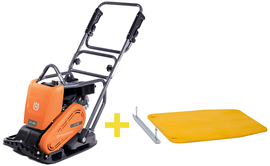 Single Direction Vibratory Plate Husqvarna LF80 Honda L (+ elastomer plate)