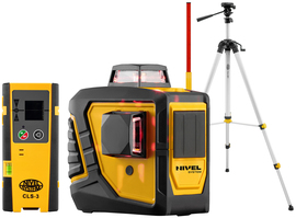 Multi-purpose cross laser Nivel System CL2D (+ tripod + laser stave + laser sensor CLS-3)