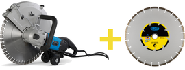 Power cutter Tyrolit HBE400P (+ diamond blade Basic 400)