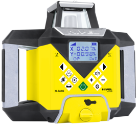 Niwelator laserowy Nivel System NL740G Digital, wiązka zielona, zasięg 700 m