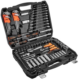 Socket wrench set Neo Tools 1/2", 1/4" (150 pcs)
