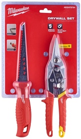 Cutting scissors + knife for plaster and dry walls Milwaukee Drywall