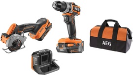 Power tool set AEG Powertools JP18A2SBL-202B