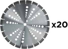 SET – Diamond blade Dr. Schulze SHARK 230 mm (20 pcs)