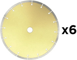 SET – Diamond blade Dr. Schulze UNI-K2 230 mm (6 pcs)