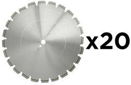 SET – Diamond blade Dr. Schulze Tornado Asfalt Standard 350 mm (20 pcs)