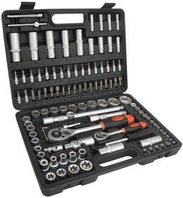 Socket wrench set Geko G10151 1/4″, 1/2″ (108 pcs)