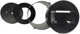 Set of accessories for a pile driver under a C-section 145 x 70 - 110 x 70