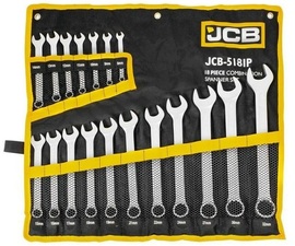 Socket wrench set JCB 57164 (18 pcs)
