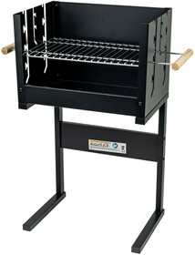 Grill węglowy, ogrodowy Velio GW-RH (ruszt chromowany)