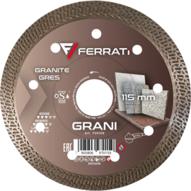 Tarcza diamentowa Ferrati GRANI 115mm do ceramiki i kamienia