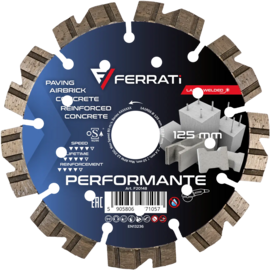 Tarcza diamentowa Ferrati tnąca 125mm PERFORMANTE