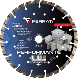 Tarcza diamentowa Ferrati tnąca 230mm PERFORMANTE