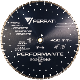 Tarcza diamentowa Ferrati tnąca 450mm PERFORMANTE