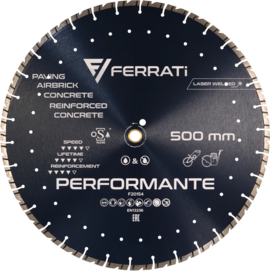 Tarcza diamentowa Ferrati tnąca 500mm PERFORMANTE
