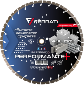 Tarcza diamentowa Ferrati tnąca 400mm DiA SYSTEMA PERFORMANTE PLUS
