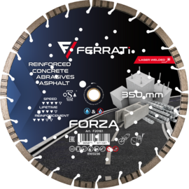 Tarcza diamentowa Ferrati tnąca 350mm FORZA