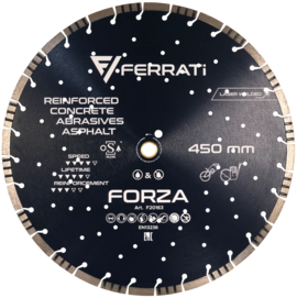 Tarcza diamentowa Ferrati FORZA 450 mm do betonu, lastryka