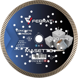 Tarcza diamentowa Ferrati tnąca TURBO 230mm MASETTO