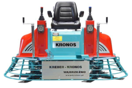 Double-disc self-propelled trowel Kreber K-436-2-THM KRONOS (Honda GX 690) (+sprinkler and lighting)