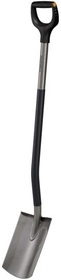 Szpadel prosty Fiskars Ergonomic (szary)