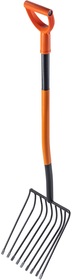 Metal fork 9-tooth Kadax Eksjo 124 x 28 cm