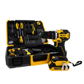 Drill-driver 20 V Rino DRI20LI-117imp (set 117 pcs)