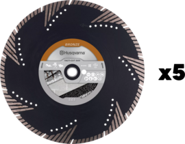 SET - Diamond blade Husqvarna Tacti-Cut S65 400 mm (5 pcs)