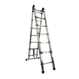 Double telescopic ladder (steel) Rino LAD50SDT 2.5 m