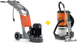 Floor sander Husqvarna BGS 250 2.2kW (+vacuum cleaner Husqvarna DE120)