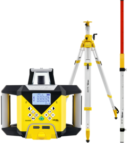 Niwelator laserowy Nivel System NL640G DIGITAL (+ statyw SJJ32, łata LS-24), wiązka zielona, zasięg 600 m
