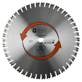 Tarcza diamentowa iQ Power Tools Q-Drive Masonry Extreme Hard Material Blade 420 mm do bardzo twardych materiałów, srebrna (HM4)