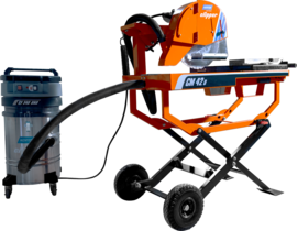 Masonry saw Norton Clipper CM42 D (+vacuum cleaner, diamond disc)