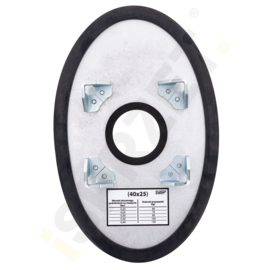 Elliptical suction plate Catchshift 60-40/25 for Mickey Mini grabs (40 x 25 cm, 60 kg capacity)